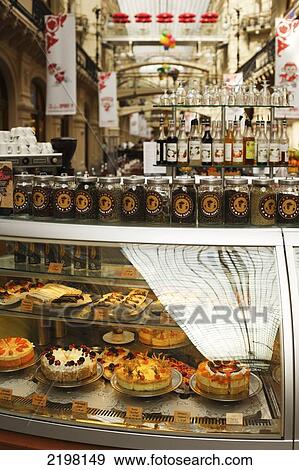 Stock Photo - Moscow, Russia GUM department store, on Red Square. Fotosearch