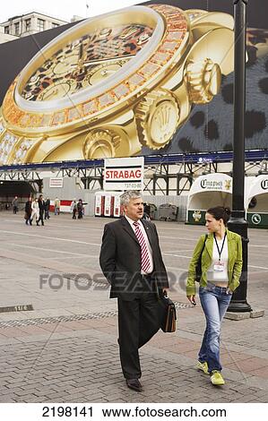 Stock Image - Moscow, Russia Rolex Adverts By Red Square. Fotosearch