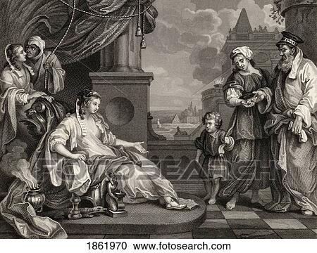 Moses Before Pharaoh's Daughter From The Original By Hogarth From The Works Of Hogarth Published London 1833 View Large Photo Image Stock Image - Moses Before Pharaoh's Daughter From The Original By Hogarth From The Works Of Hogarth Published London 1833. Fotosearch