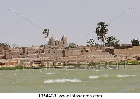 Mosque in a village along the shores of the Niger River between Mopti and Lake Debo, Mali View Large Photo Image Stock Image - Mosque in a village along the shores of the Niger River between Mopti and Lake Debo, Mali. Fotosearch
