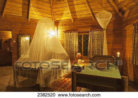 Mosquito nets over the beds in Jacana Lodge; Uganda View Large Photo Image Stock Image - Mosquito nets over the beds in Jacana Lodge; Uganda. Fotosearch