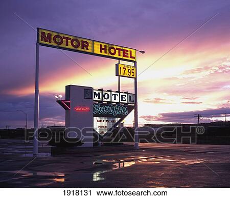 Stock Image - Motel Sign. Fotosearch
