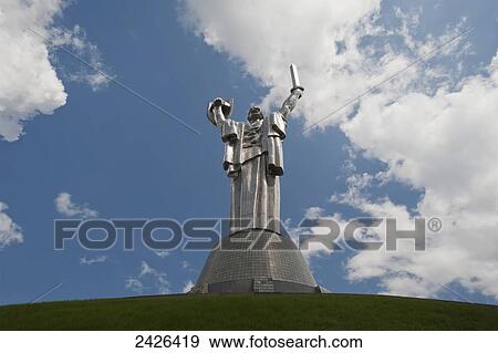 Stock Photo - Motherland monument; Kiev, Ukraine. Fotosearch