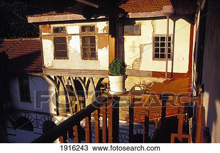 Stock Image - Mount Athos Monastery. Fotosearch