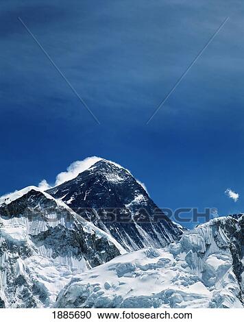 Mount Everest In Sagarmantha National Park View Large Photo Image Stock Image - Mount Everest In Sagarmantha National Park. Fotosearch