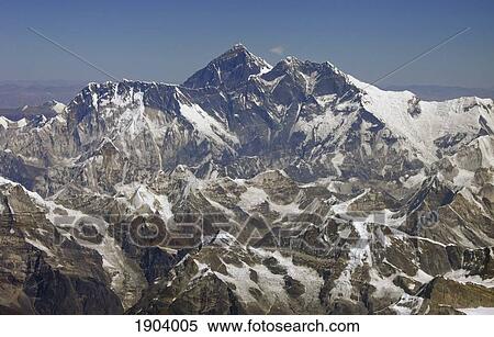 Mount Everest View Large Photo Image Stock Photography - Mount Everest. Fotosearch