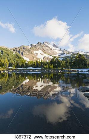Stock Image - Mount Jefferson, Oregon, Usa. Fotosearch