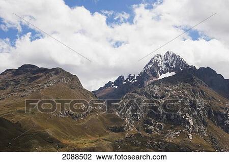 Stock Image - Mount Pucaraju (5, 322 M), Huascar. Fotosearch