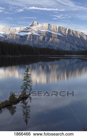 Mount Rundle, Two Jack Lake; Banff National Park, Alberta, Canada View Large Photo Image Stock Photograph - Mount Rundle, Two Jack Lake; Banff National Park, Alberta, Canada. Fotosearch