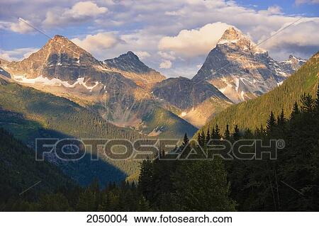 Mount Sir Donald, Glacier National Park, British Columbia View Large Photo Image Picture - Mount Sir Donald, Glacier National Park, British Columbia. Fotosearch