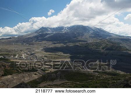 Mount St. Helens National Volcanic Monument From Lookout; Vancouver Washington Usa View Large Photo Image Stock Photo - Mount St. Helens National Volcanic Monument From Lookout; Vancouver Washington Usa. Fotosearch