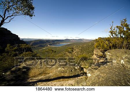 Stock Image - Mount William Range, Lake Bellfield, Victoria, Australia. Fotosearch
