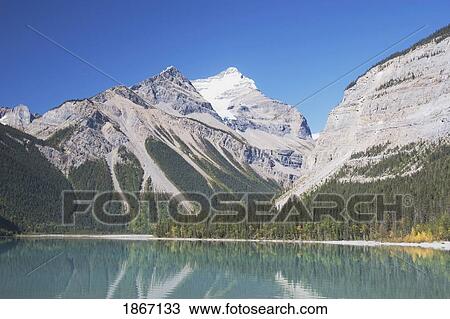 Stock Image - Mountain Lake And Mountains. Fotosearch