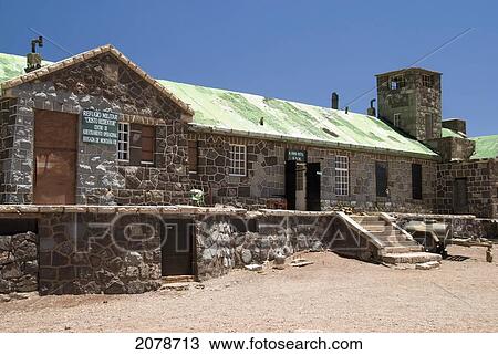 Stock Image - Mountain Refuge In The Andes On The Border Of Argentina And Chile; Argentina. Fotosearch
