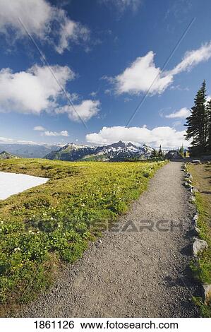 Mountain Trail View Large Photo Image Stock Photograph - Mountain Trail. Fotosearch