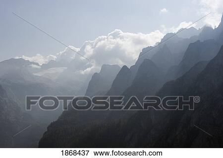 Mountains, Gosau, Salzkammergut, Austria View Large Photo Image Stock Photo - Mountains, Gosau, Salzkammergut, Austria. Fotosearch