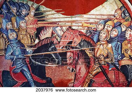 Mounted Medieval Knights In Battle In The Interior Of Museum Of The Battle Of Navas De Tolosa 1212; Santa Elena Jaen Province Spain View Large Photo Image Stock Photograph - Mounted Medieval Knights In Battle In The Interior Of Museum Of The Battle Of Navas De Tolosa 1212; Santa Elena Jaen Province Spain. Fotosearch