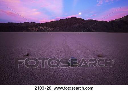 Moving Rocks At Racetrack Playa; Death Valley California United States Of America View Large Photo Image Stock Photo - Moving Rocks At Racetrack Playa; Death Valley California United States Of America. Fotosearch