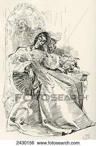 Mrs. Skewton. Illustration by Harry Furniss for the Charles Dickens novel Dombey and Son, from The Testimonial Edition, published 1910. View Large Photo Image Stock Photograph - Mrs. Skewton. Illustration by Harry Furniss for the Charles Dickens novel Dombey and Son, from The Testimonial Edition, published 1910.. Fotosearch