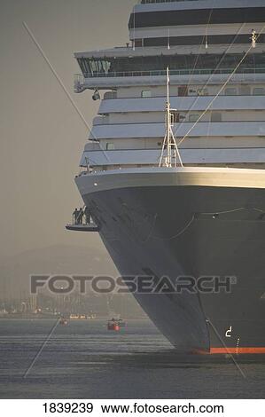 Stock Photo - Ms Oosterdam Cruise Ship In Cruise Ship Terminal, Mazatlan; Mazatlan, Sinaloa, Mexico. Fotosearch