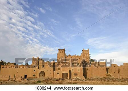 Mud Architecture Amerdihl Kasbah View Large Photo Image Picture - Mud Architecture Amerdihl Kasbah. Fotosearch