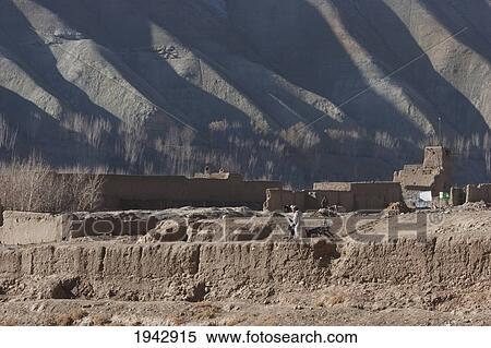 Mud Buildings In Bamiyan, Bamian Province, Afghanistan View Large Photo Image Stock Photography - Mud Buildings In Bamiyan, Bamian Province, Afghanistan. Fotosearch