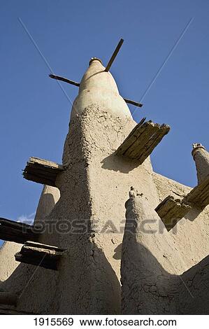 Mud Structure Of Building Exterior View Large Photo Image Stock Photo - Mud Structure Of Building Exterior. Fotosearch