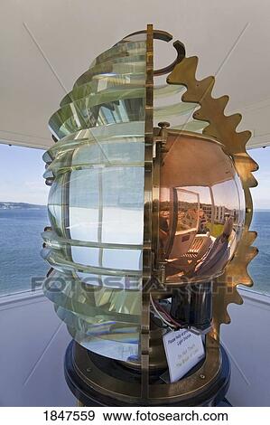 Stock Photo - Mukilteo Lighthouse Lens; Mukilteo, Greater Seattle Area, Washington State, Usa. Fotosearch