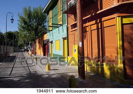 Multicolored houses on Calle Giribaldi in Barrio La Boca, Buenos Aires, Capital Federal, Argentina View Large Photo Image Stock Image - Multicolored houses on Calle Giribaldi in Barrio La Boca, Buenos Aires, Capital Federal, Argentina. Fotosearch