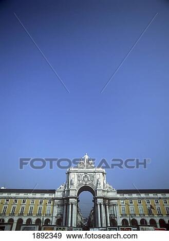Stock Photo - Municpo Building, Praca De Commercio. Fotosearch