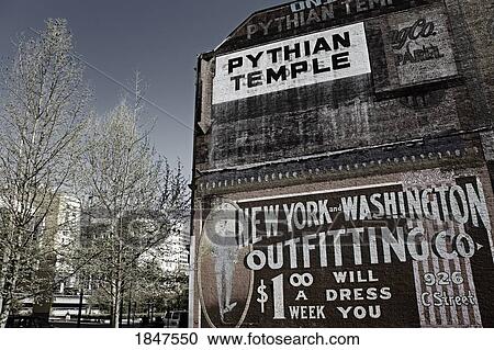 Stock Image - Mural In Theatre District; Tacoma, Washington State, Usa. Fotosearch