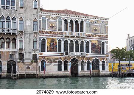 Stock Photo - Murano Mosaic On The Fa. Fotosearch