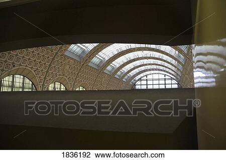 Stock Image - Musee D'orsay, Paris, France; Interior Of Parisian Art Gallery. Fotosearch