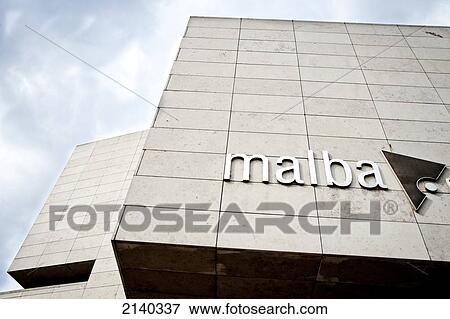 Stock Photo - Museo De Arte Latinoamericano De Buenos Aires Also Known As Malba, Palermo, Buenos Aires, Argentina. Fotosearch
