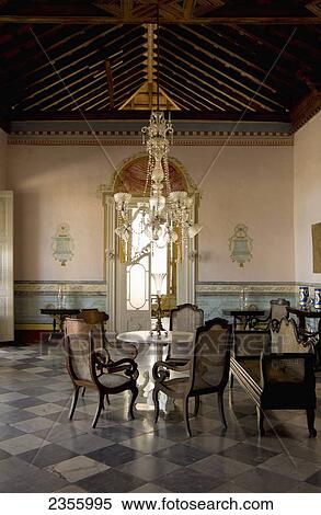 Stock Photography - Museum Of Architecture Entry And Living Room, Built In 1738; Trinidad, Sancti Spiritus, Cuba. Fotosearch