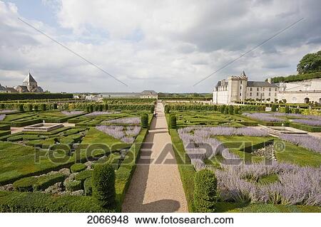 Music Garden Of The Chateau De Villandry, Villandry, Indre-Et-Loire, France View Large Photo Image Stock Photo - Music Garden Of The Chateau De Villandry, Villandry, Indre-Et-Loire, France. Fotosearch