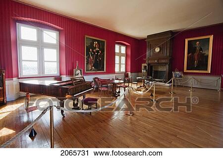 Stock Image - Music Room Of The Chateau D'amboise, Amboise, France. Fotosearch