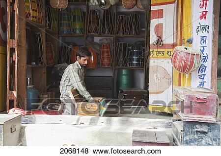 Musical Instrument Store, Sasaram, Bihar, India View Large Photo Image Stock Photo - Musical Instrument Store, Sasaram, Bihar, India. Fotosearch