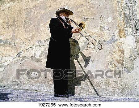 Stock Photography - Musician, Prague Castle. Fotosearch