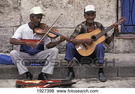 Stock Photo - Musicians, Plaza De La Cateo. Fotosearch