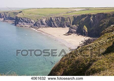 Musselwick Sands near Marloes, Pembrokeshire Coast Path, South West Wales; Pembrokeshire, England View Large Photo Image Stock Image - Musselwick Sands near Marloes, Pembrokeshire Coast Path, South West Wales; Pembrokeshire, England. Fotosearch