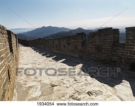Picture - Mutianyu Section Of The Great Wall Of China; Beijing, China. Fotosearch