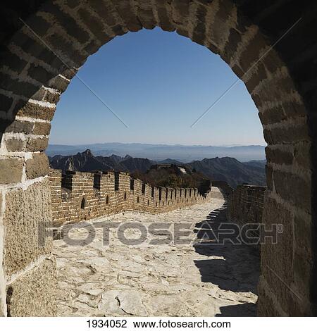 Mutianyu Section Of The Great Wall Of China; Beijing, China View Large Photo Image Stock Image - Mutianyu Section Of The Great Wall Of China; Beijing, China. Fotosearch