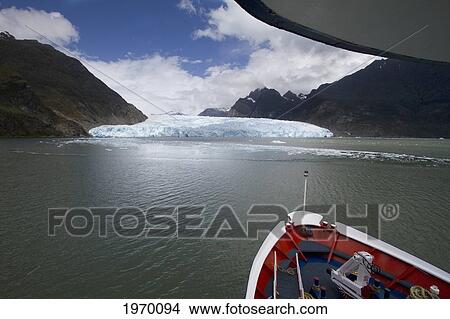 Mv Skorpios In Laguna San Rafael, Laguna San Rafael National Park, Aysen Region, Chile View Large Photo Image Picture - Mv Skorpios In Laguna San Rafael, Laguna San Rafael National Park, Aysen Region, Chile. Fotosearch