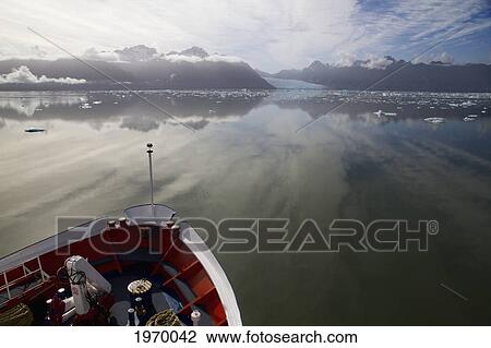 Stock Image - Mv Skorpios In Laguna San Rafael, Laguna San Rafael National Park, Aysen Region, Chile. Fotosearch