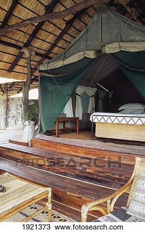 Stock Image - Mvuu Lodge, Liwonde National Park. Fotosearch