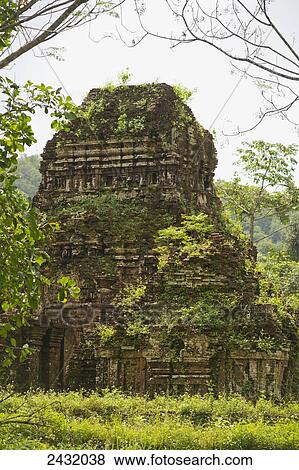 Stock Photo - My Son Sanctuary, the remains of the kingdom of Champa, now a UNESCO World Heritage site, near Hoi An; Vietnam. Fotosearch