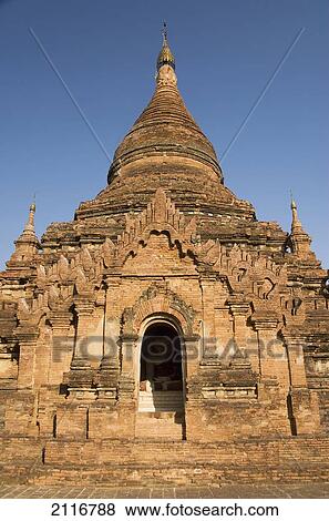 Myanmar, Bagan, Sinmyarshin Pahto, Entrance to Buddha statur. View Large Photo Image Stock Photo - Myanmar, Bagan, Sinmyarshin Pahto, Entrance to Buddha statur.. Fotosearch