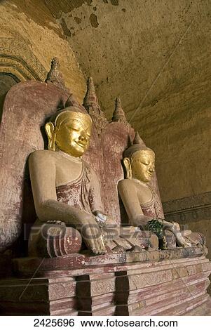 Myanmar (Burma), Bagan, Dhammayangyi Pahto, sitting Buddha View Large Photo Image Stock Photograph - Myanmar (Burma), Bagan, Dhammayangyi Pahto, sitting Buddha. Fotosearch