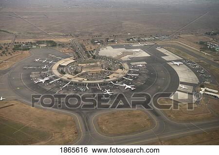 Stock Photograph - Nairobi Airport, Kenya, Africa. Fotosearch
